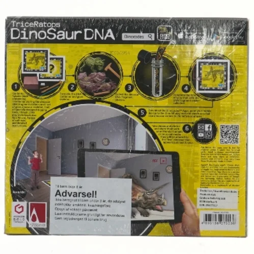 4M Triceratops Dinosaur DNA AR udgravningssæt (str. 24x22 cm)