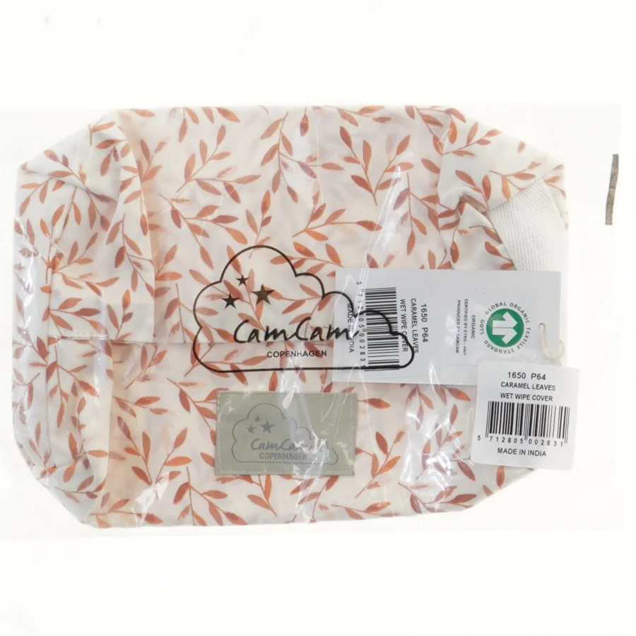 Cam Cam Copenhagen vådserviet cover Caramel Leaves 22x17,5 cm fra CamCam (str. 22x17,5 cm)