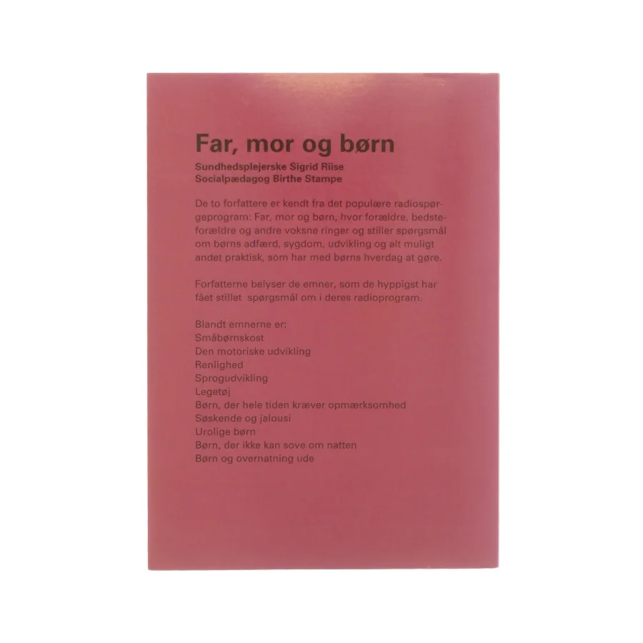 Far, mor og børn (Bog)