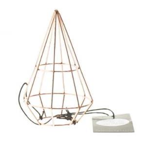 Kobber pendel cage lampe fra Bloomingville fra Bloomingville (str. 12 cm)