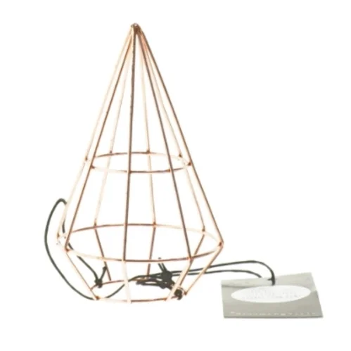Kobber pendel cage lampe fra Bloomingville fra Bloomingville (str. 12 cm)