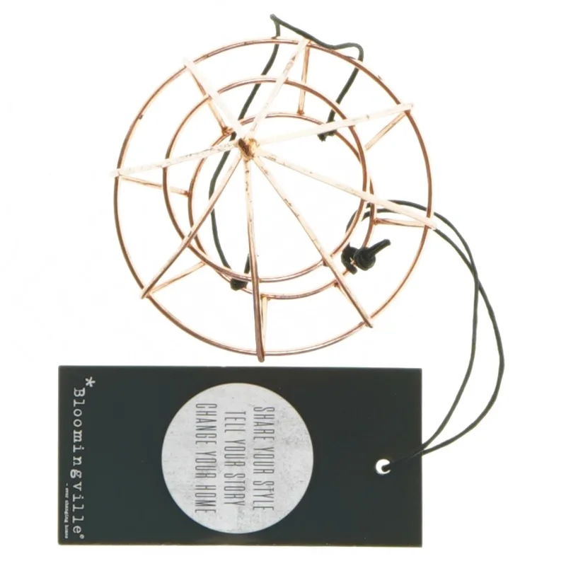 Kobber pendel cage lampe fra Bloomingville fra Bloomingville (str. 12 cm)