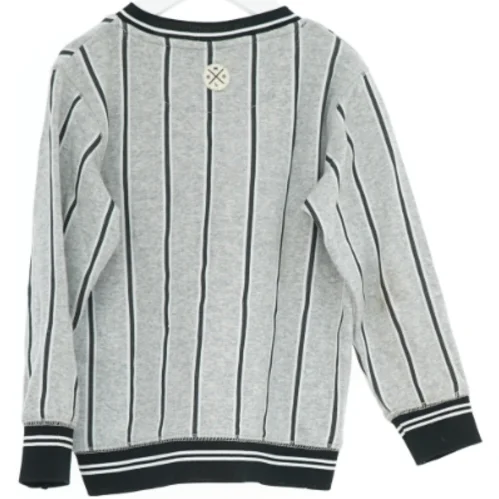 Sweatshirt med striber og tryk fra Molo (str. 110)