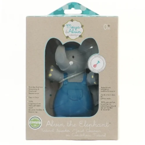 Meiya & Alvin "Alvin the Elephant" bidelegetøj med piv fra Meiya & Ahein (str. 15 cm)