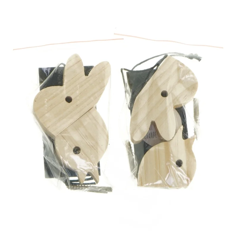 Træknager med kaninmotiv fra Bloomingville (str. 7 cm og 6 cm)