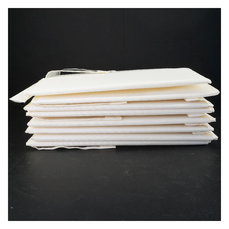 Hvid stofopbevaringsboks til sko (str. 35 x 23 x 16 cm)