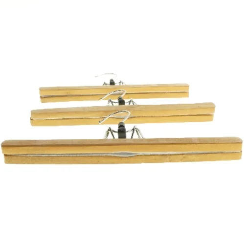 Træ buksebøjler (str. 3 stk 30x15,5 cm)
