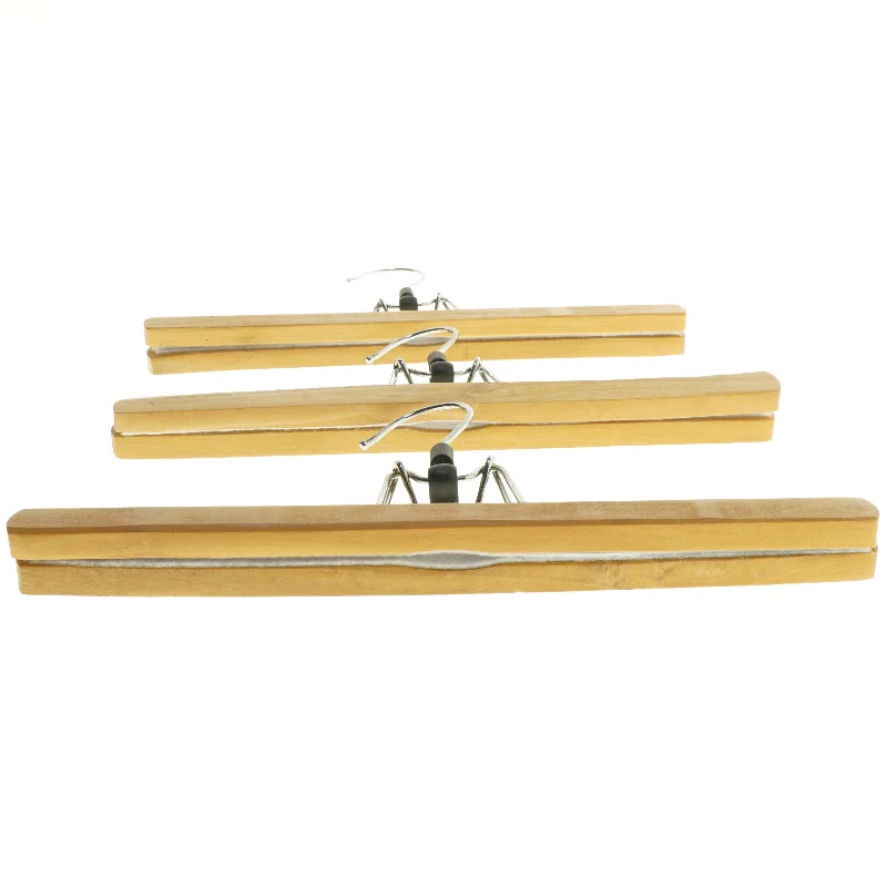 Træ buksebøjler (str. 3 stk 30x15,5 cm)
