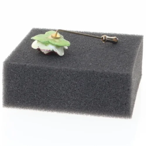 Vintage emalje blomsterbroche (str. Ø 2 cm 5,5 cm)