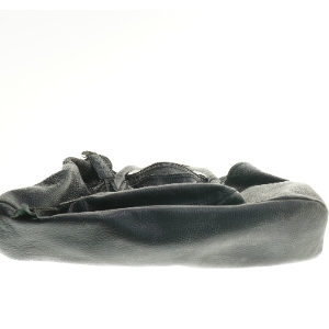 Stor sort lædertaske fra Ilse Jacobsen (str. 37x40x12 cm)