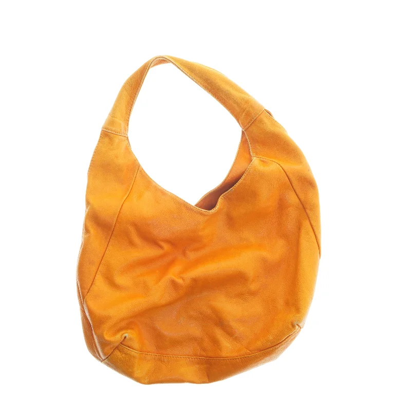 Orange skuldertaske (str. 31x40x15 cm)