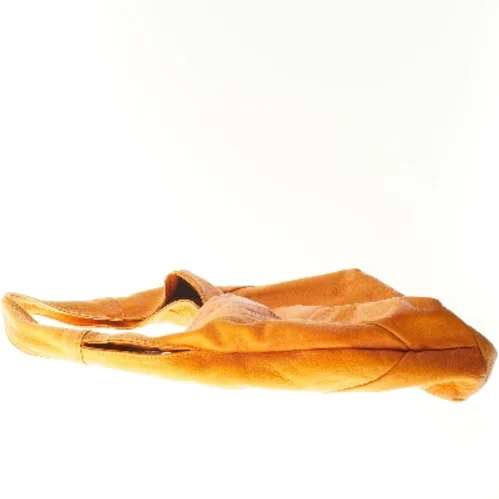 Orange skuldertaske (str. 31x40x15 cm)