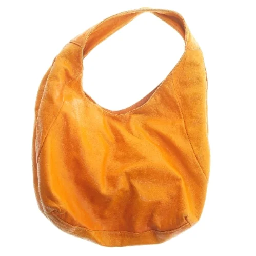 Orange skuldertaske (str. 31x40x15 cm)