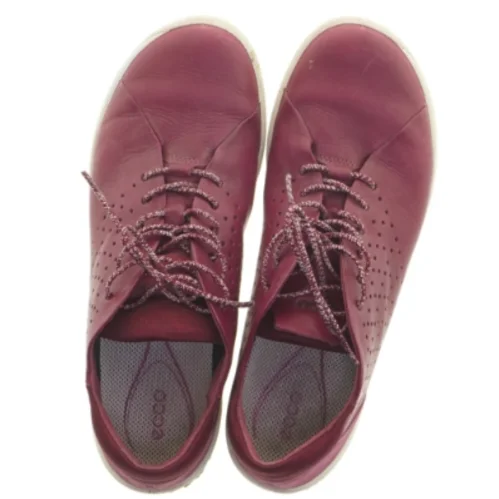 Brugte bordeauxrøde lædersko fra Ecco (str. 39)