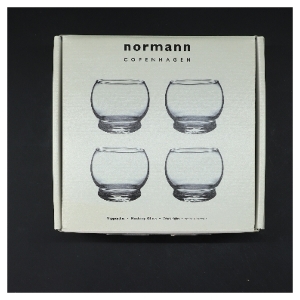 NYE Normann Copenhagen vippeglas sæt fra Normann Copenhagen (str. Ø 7 cm længde 8 cm)