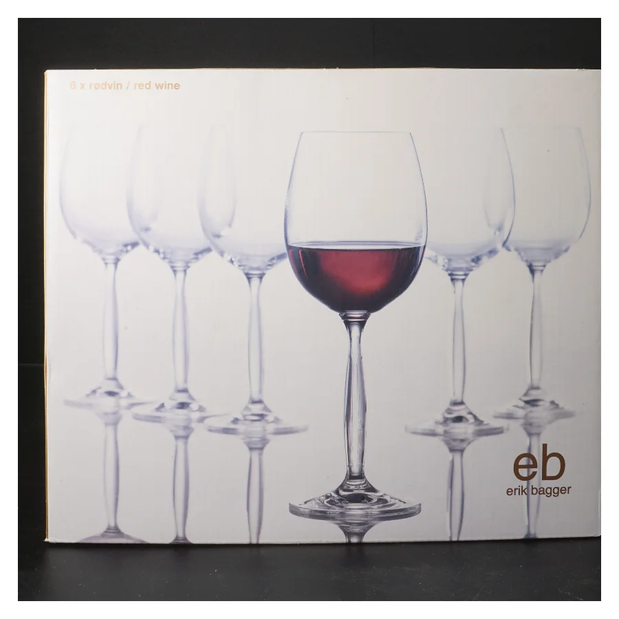 Erik Bagger vinglas, 6 stk fra Erik Bagger (str. 6 stk Ø 6,5cm længde 23,5 cm)