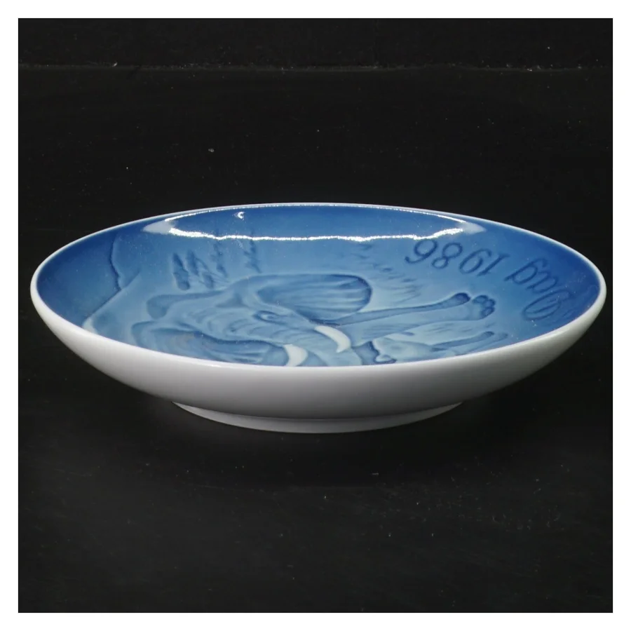 B&G Mors Dag tallerken 1986 fra Royal Copenhagen, Bing & Grøndahl (str. Ø 15 cm)