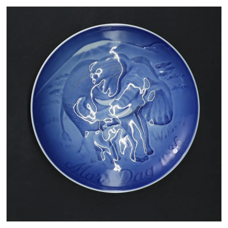 B&G Mors Dag tallerken 1986 fra Royal Copenhagen, Bing & Grøndahl (str. Ø 15 cm)