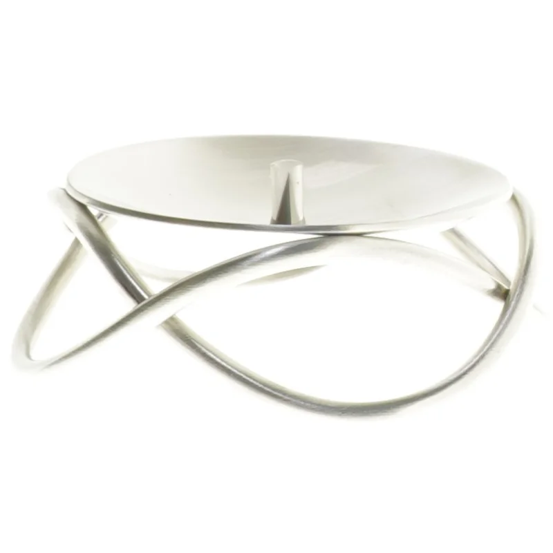 Georg Jensen lysestage fra Georg Jensen (str. Ø 9x3,5 cm)