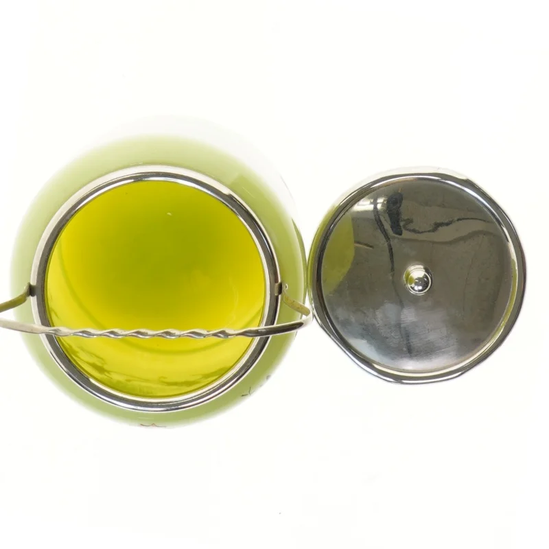 Vintage kagedåse med håndtag (str. 17,5 cm)