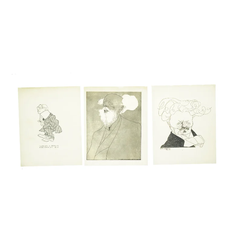 Vintage illustrationstryk (str. 23 x 29 cm)