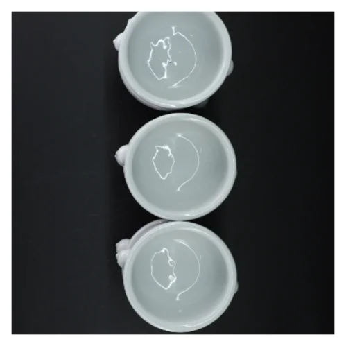 Porcelæns supepskåle (str. Ø 11 cm h 10 cm)