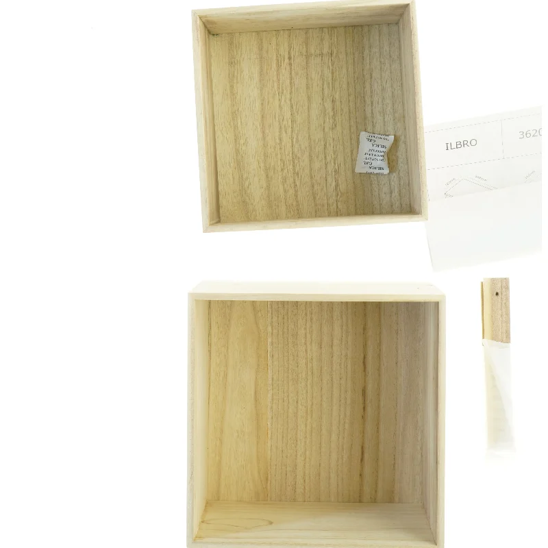 ILBRO væghylder 2 stk fra ILBRO (str. Se billed))