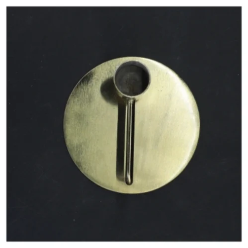 Messing lysestage fra Søstrene Grene (str. Ø 10 cm)