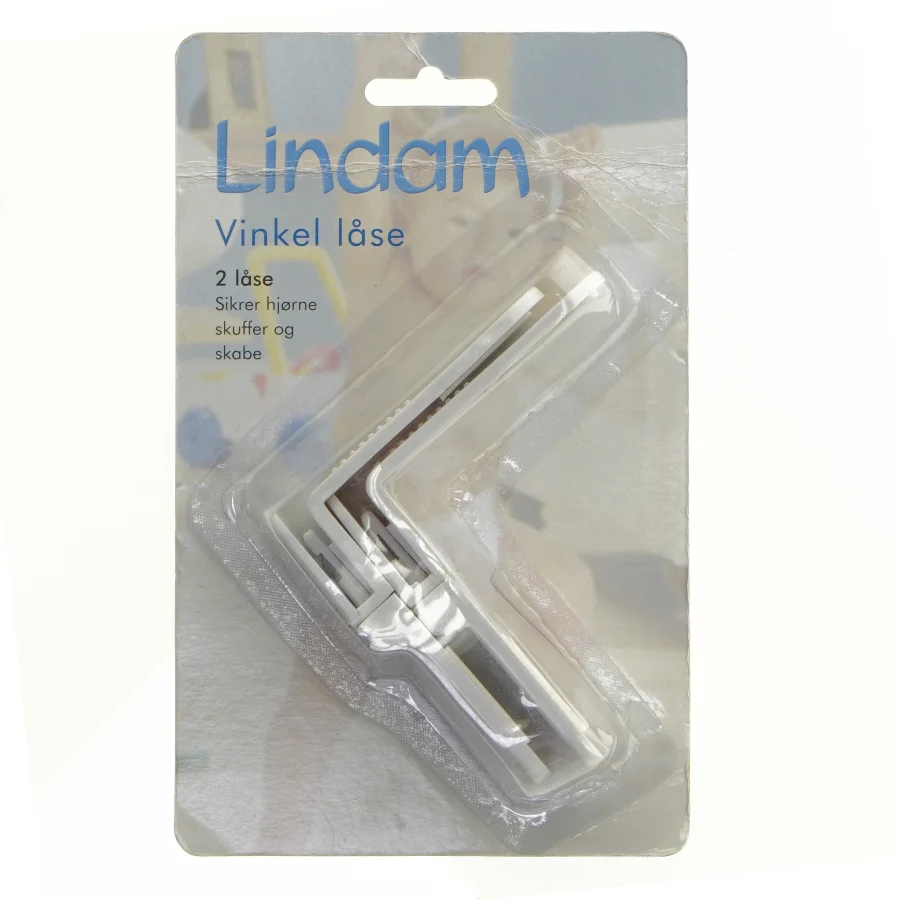 Vinkel låse fra Lindam (str. 18 x 11 cm)