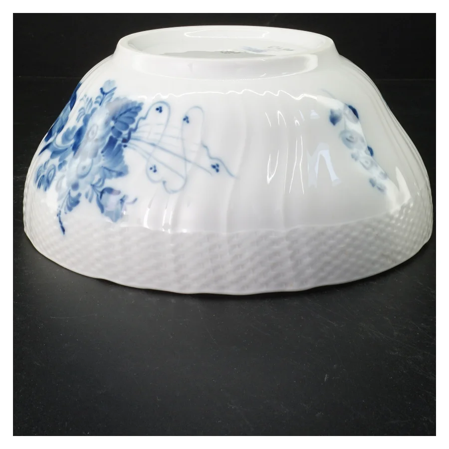 Blå Blomst salatskål fra Royal Copenhagen (str. 24 cm)