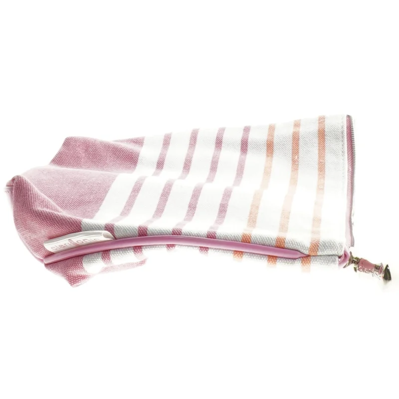 Stribet kosmetikpung (str. 26 x 17 cm)