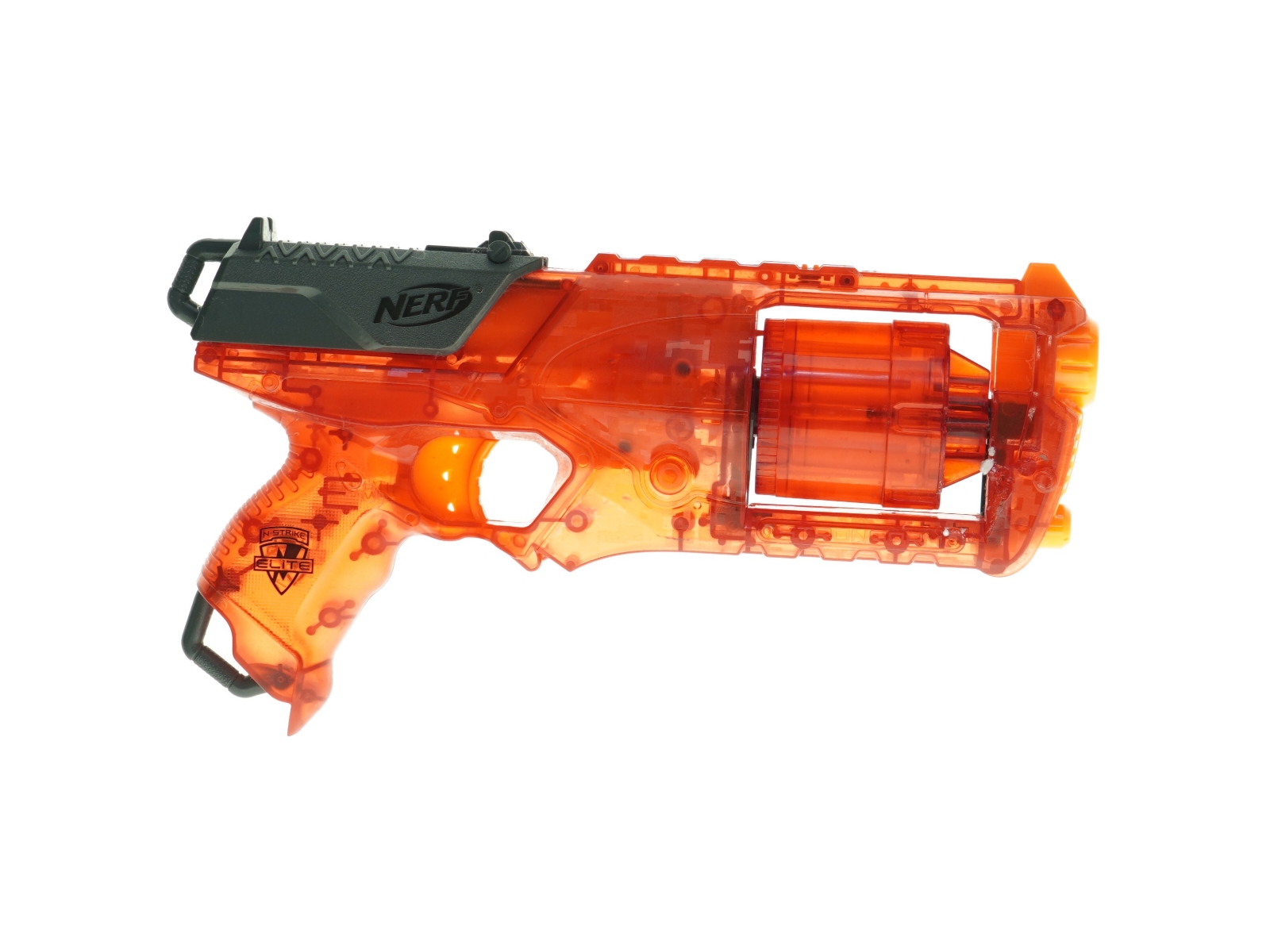 Nerf gennemsigtig legetøjsblaster fra Nerf (str. 31 x 16 cm)