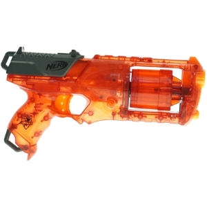 Nerf gennemsigtig legetøjsblaster fra Nerf (str. 31 x 16 cm)