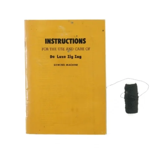 Instruktionsbog fra Zigzag (str. 21 x 15 cm)