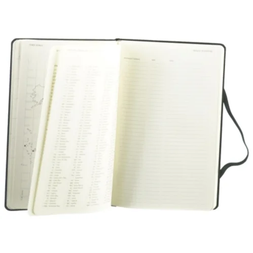 Kalender bog fra Moleskine (str. 21 x 13 cm)