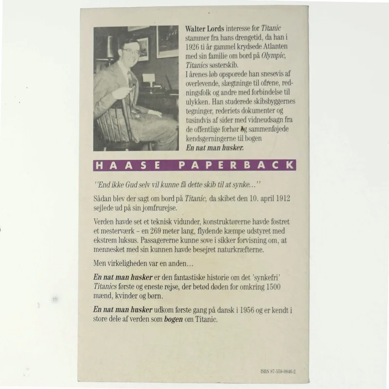 En nat man husker, af Walter Lord