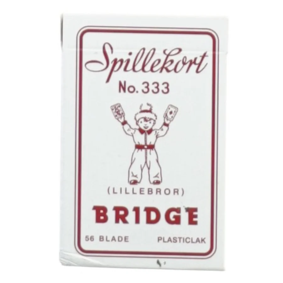 Spillekort fra Bridge (str. 9 x 6 cm)