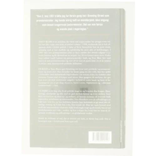 En rejse af Tony Blair, fra Bog