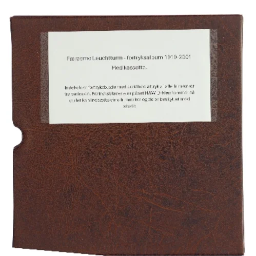 Færøerne Leuchtturm - Frimærke fortryksalbum 1919-2001 