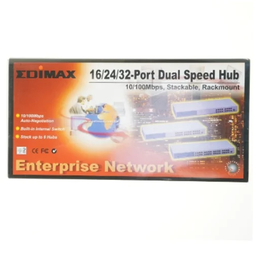 Edimax Dual Speed Hub 16/24/32-Port fra Edimax