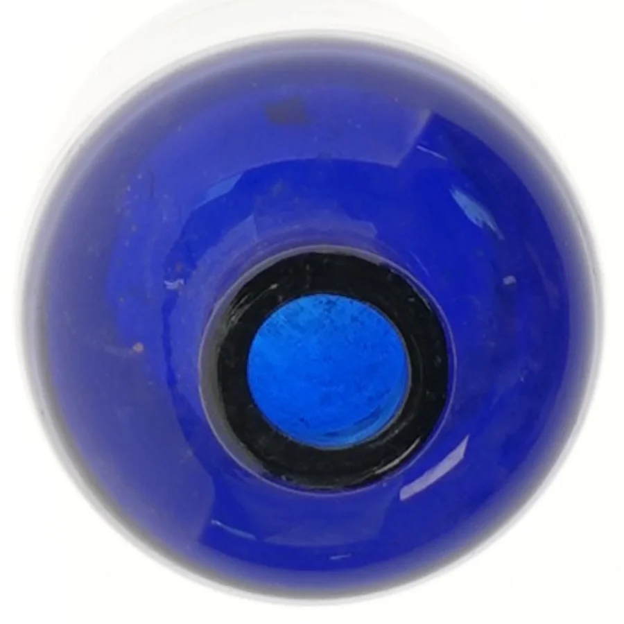 Blå flaske (str. 20 cm)