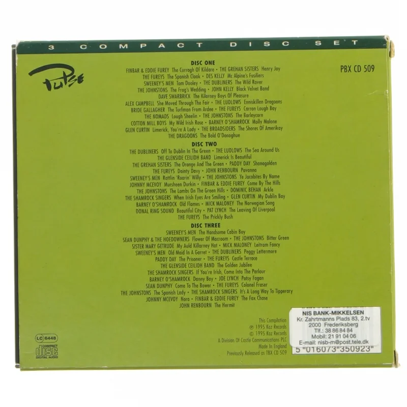 The Irish Folk Collection CD-sæt