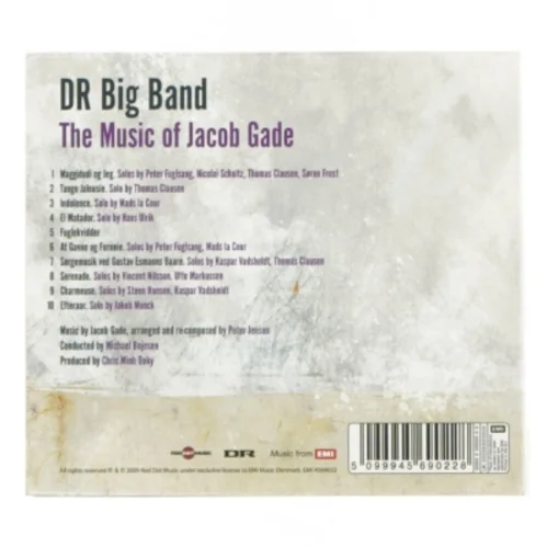 DR Big Band: The Music of Jacob Gade CD fra DR