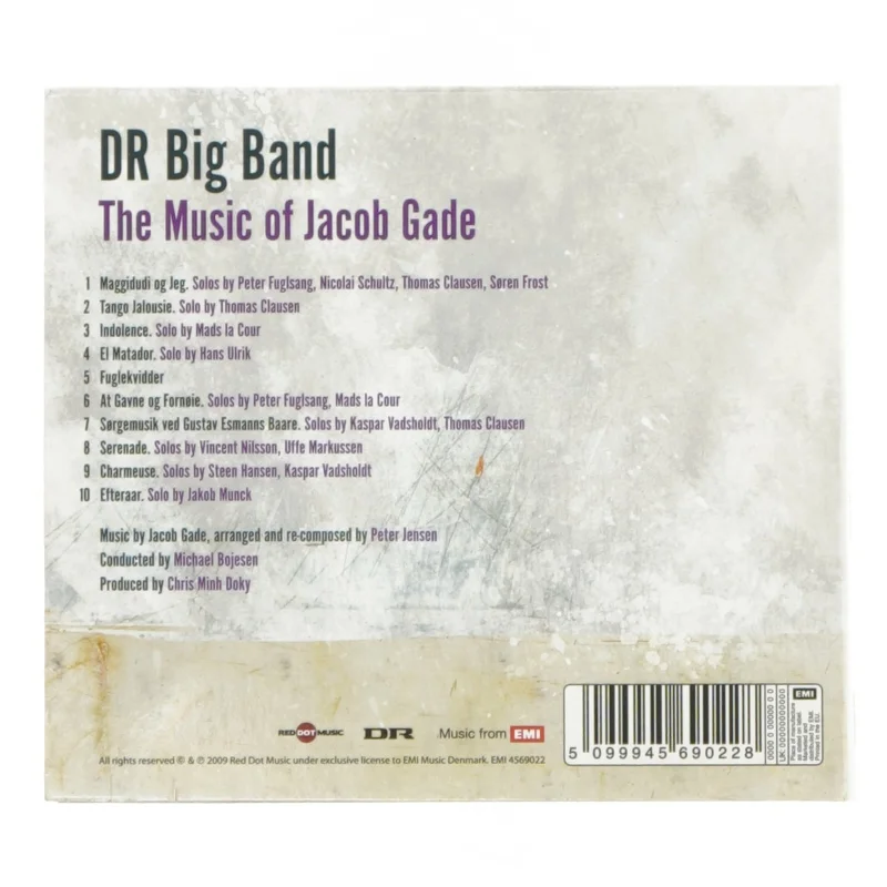 DR Big Band: The Music of Jacob Gade CD fra DR