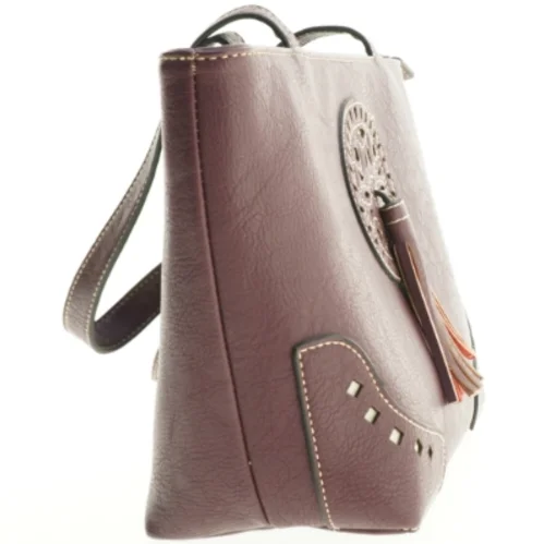 Lædertaske (str. 33 x 23 cm)