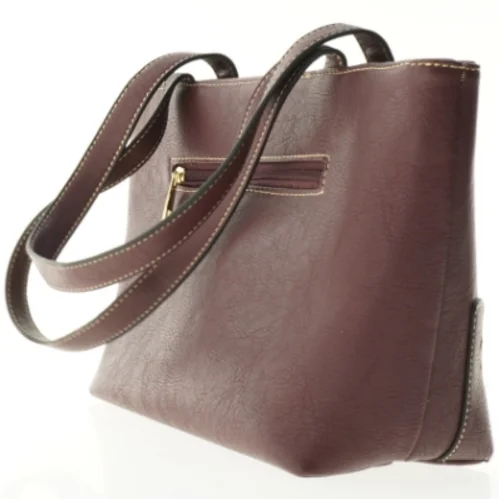 Lædertaske (str. 33 x 23 cm)