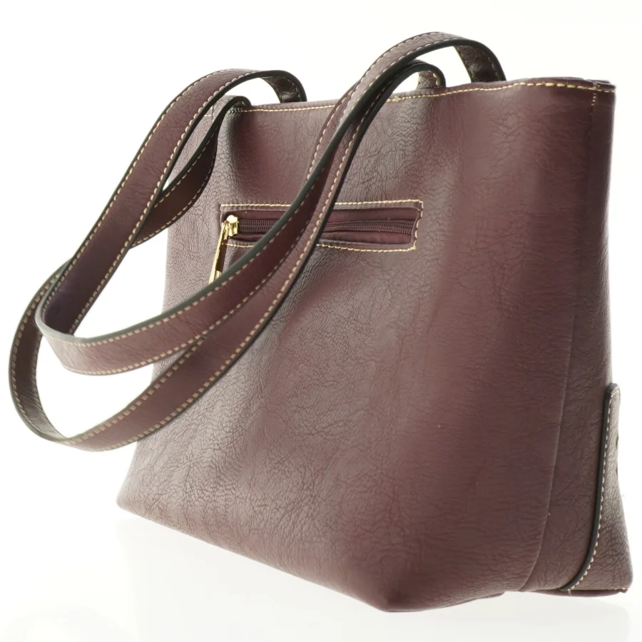 Lædertaske (str. 33 x 23 cm)