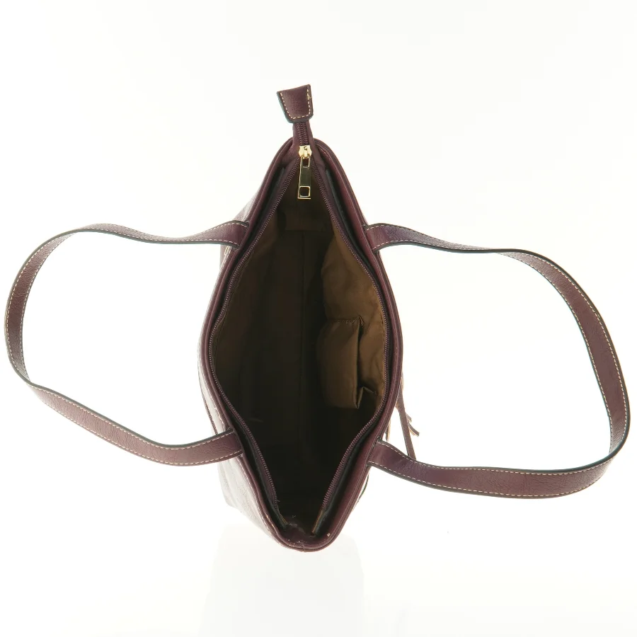 Lædertaske (str. 33 x 23 cm)