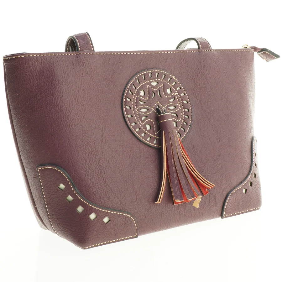 Lædertaske (str. 33 x 23 cm)