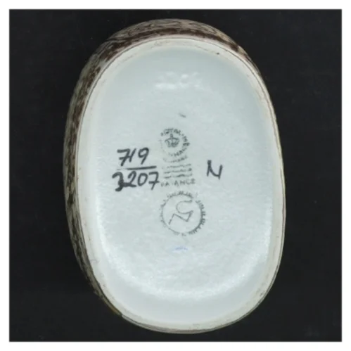 Keramikvase 719/3207 fra Royal Copenhagen (str. H 14 cm)